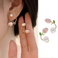 【CW】 Exquisite Earrings Fashion Rhinestone Fishtail Earring Dangler Luxury Jewelry Gifts