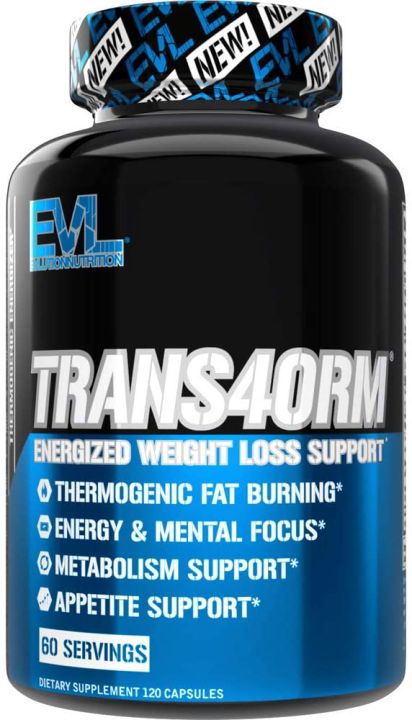 evlution-nutrition-trans4orm-60-servings-complete-thermogenic-fat-burner-for-weight-loss-clean-energy-and-focus-with-no-crash-boost-metabolism-suppress-appetite-diet-pills-แฟตเบิร์น-กล้ามเนื้อ-ลดไขมัน
