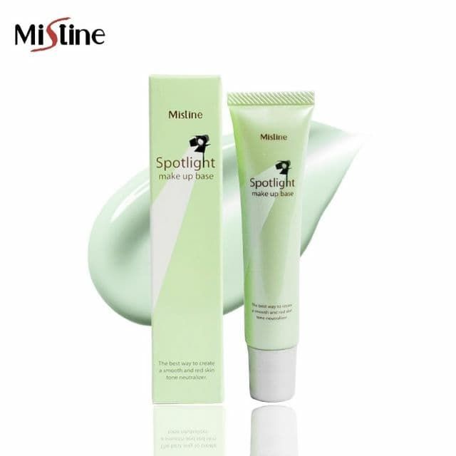 mistine-spotlight-make-up-base-15g-มิสทีน-สปอทไลท์-เมคอัพ-เบส-ครีมเบสสีเขียว-รองพื้นสีเขียว-เบสรองพื้น-เบสควบคุมมัน