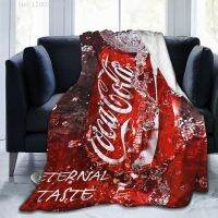 2023 Coca Art Cola Cool cokeS Throw Blanket Fuzzy Warm Throws for spring summer autumn Bedding 3D Printing Soft Micro Fleece Blanket