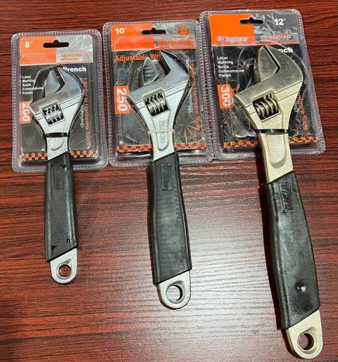 Adjustable Wrench Coated Handle 8", 10", 12" Lazada PH