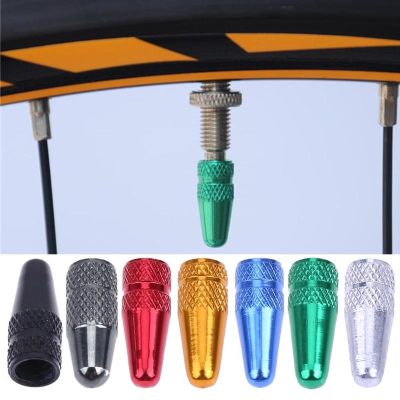 5pcs Rainbow Color Bicycle Tire Valve Cap Aluminum High Pressure Caps for Valves Presta Bike Tyre Hat MTB Accessories