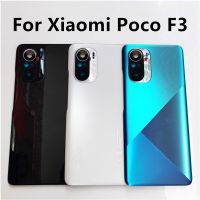 กระจกหลังเหมาะสำหรับ Xiaomi F3 Poco ฝาครอบด้านหลังตัวเรือนด้านหลังแบตเตอรี่ฝาหลังมีเลนส์กล้องชิ้นส่วนซ่อม