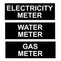 [FudFudAR] ฝุด-ฝุด-อะ ป้าย 3D ELECTRICITY METER I WATER METER I GAS METER SIGN งานอะคริลิค (ฐานป้ายวัสดุอะคริลิค 3มม. / อักษรวัสดุอะคริลิค 3มม.) งานคนไทย ป้ายอะคริลิค