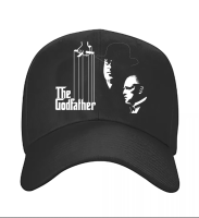 Black style baseball cap, godfather designed black baseball cap