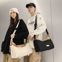 Fashionable Versatile Unisex Style Messenger Bag ins Street Wear Japanese Large-Capacity Shoulder Leisure Travel Functional Unique Shoul 【AUG】