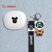 For EDIFIER NeoBuds Pro Case Cartoon Bear Keychain Pendant EDIFIER TWS NB2