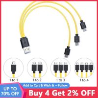 1/2/3/4 In 1 Micro USB Fast Charging Data Cable 2A USB Splitter Cable Quick Charger For Huawei Xiaomi IG Android Phone Tablet