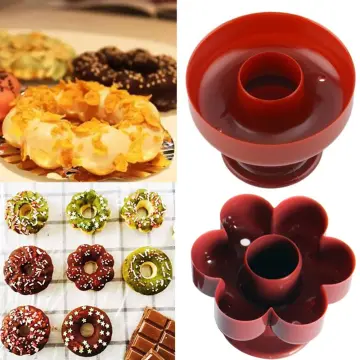 3D Silicone Doughnut Molds 4 Holes Cake Mold Non Stick Bagel Pan Donuts  Maker