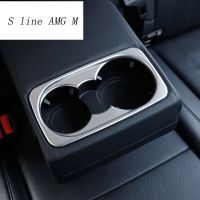 Car Styling Water Cup Holder Panel Decoration Covers Stickers Trim For Mercedes Benz GLE W166 ML GL GLS X166 Auto Accessories