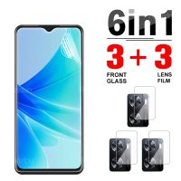 [CNIU digital accessories] 6in1 Hydrogel ฟิล์มสำหรับ Oppo A57 A54 4G 5G ป้องกันหน้าจอ OPPO A5 A9 2020 CPH2387 HD กล้องเลนส์ฝาครอบไม่ใช่แก้ว