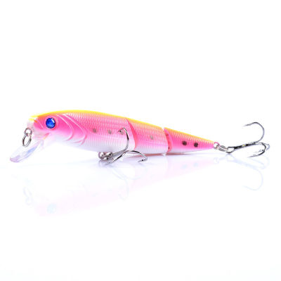 10.5cm/14g Artificial Fake Bionic Mino Multi-section Fish Luya