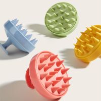 ☑✜ Wet and Dry Scalp Massage Brush Head Cleaning Adult Soft Household Bath Silicone Shampoo Brush Massage Comb