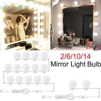 ♨ ✾ Lights✾2/6/10/14pcs LED Makeup Mirror Light Bulb Dimmable Hollywood Vanity Lights