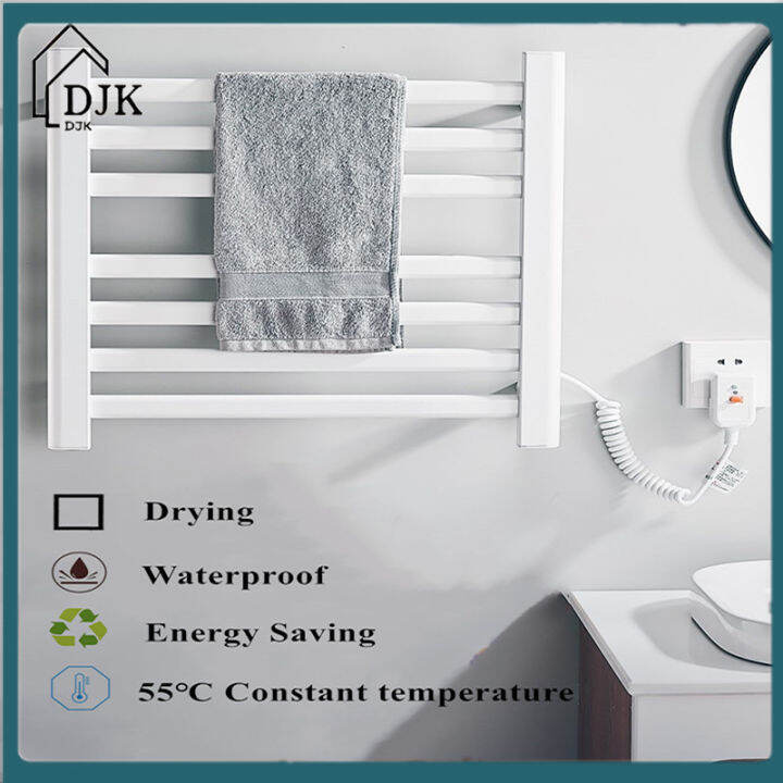 DJK Electric Towel Rack Bathroom Smart Towel Dryer Towel Rack Aluminum