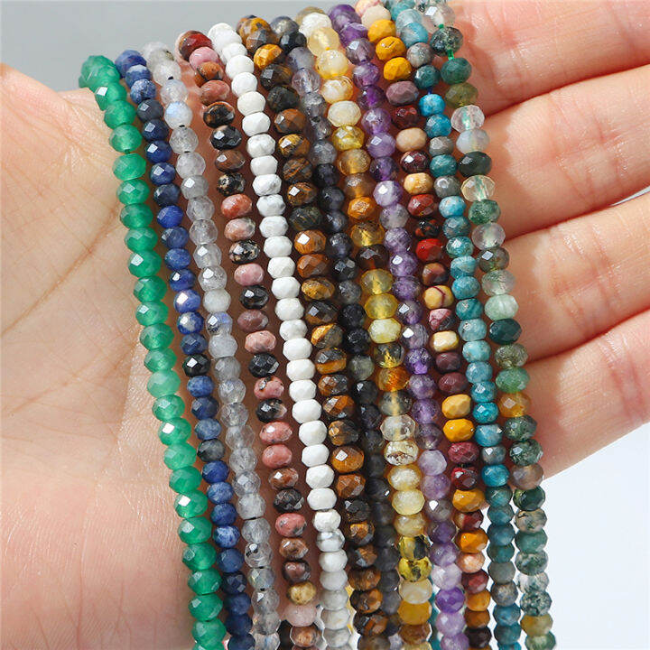 120ชิ้น-ถุง4x2มม-หินธรรมชาติ-rose-mini-rondelle-ลูกปัดอัญมณีเจียระไน-amethyst-amazonite-lapis-jade-jasper-agate-ตาไก่ควอตซ์สำหรับเครื่องประดับ-diy-ทำประมาณ15นิ้ว-38ซม