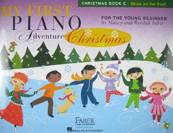 My first piano adventure Christmas, book C: skips on the staff