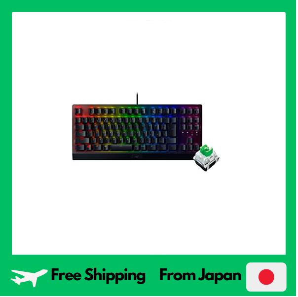 Razer Gaming Keyboard Tenkeyless BlackWidow V3 Tenkeyless JP Green