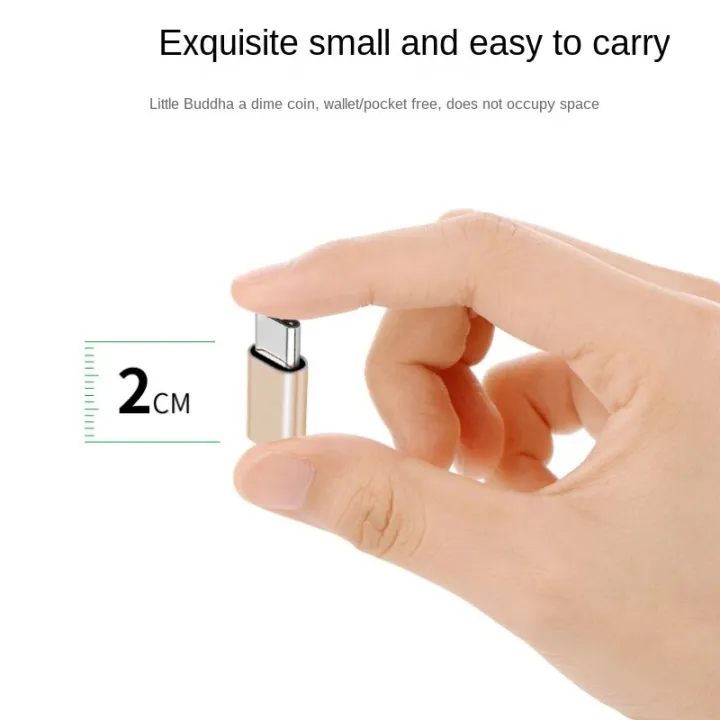 For Lightning Pin to Type C USB-C Alloy Converter Charging Type-C Connector Phone Adapter For iPhone Huawei Xiaomi Phone