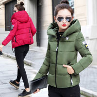 利Zuo Meifeis New Winter Clothes Womens Short Style Students Korean Version Slim Down Cotton Jacket Versatile Large Cotton Jacket