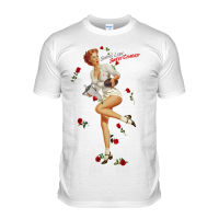 ใหม่แขนสั้น O-คอเสื้อยืดผู้ชายกล้ามเนื้อเสื้อ Pin Up Rugbyer สาวผู้ชนะท็อปส์ฤดูร้อนเย็นตลกเสื้อยืด Streetwear ที่มีคุณภาพสูงเสื้อยืด