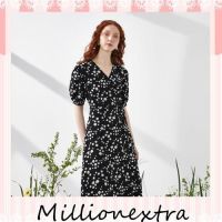 millionextra SO Pretty -Dasiy Black daisy มินิเดรสลายดอกเดซี่คอวีสุดน่ารัก SO Pretty -Dasiy.105