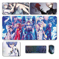 Anime Eva Large Mouse Pads Ayanami Rei Nagisa Kaworu Mousepads Computer Laptop Gamer Pad Manga PC Gaming Accessories Desk Mats