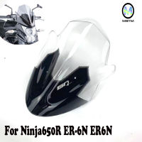 Motorcycle Accessories Windshield Windproof WindScreen Deflectors Visor Viser For Kawasaki ER6N 2016 2015 2014 2013 2012 ER-6N