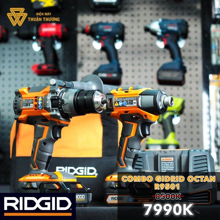 Tr g p 0 Combo M y Khoan B a ng L c V V n V t Pin 18V Ridgid