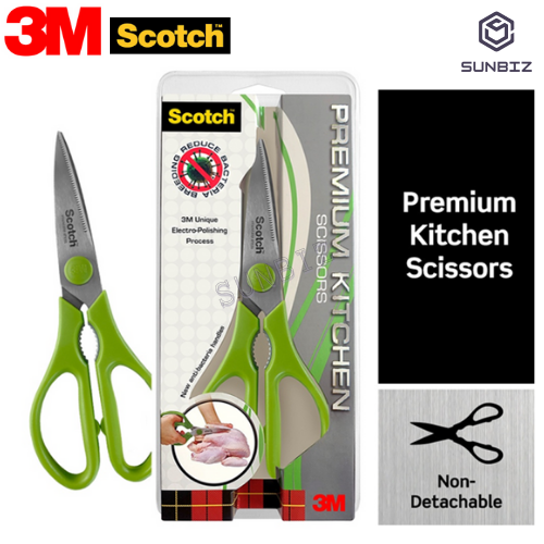 Scotch™ Anti-Bacterial Premium Kitchen Scissors KS-AB, 6 Each/Carton, 6  Carton/Case