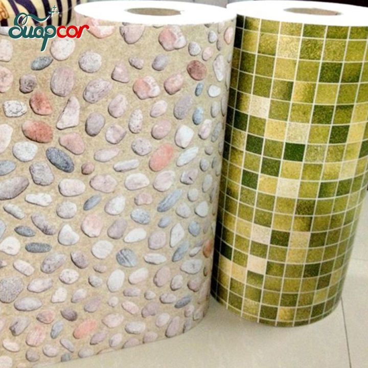 pvc-self-adhesive-wallpaper-mural-kitchen-bathroom-toilet-restroom-wall-sticker-waterproof-oil-proof-moisture-proof-tile-sticker