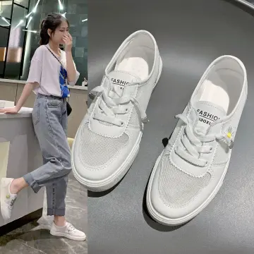 White mesh 2025 women's sneakers