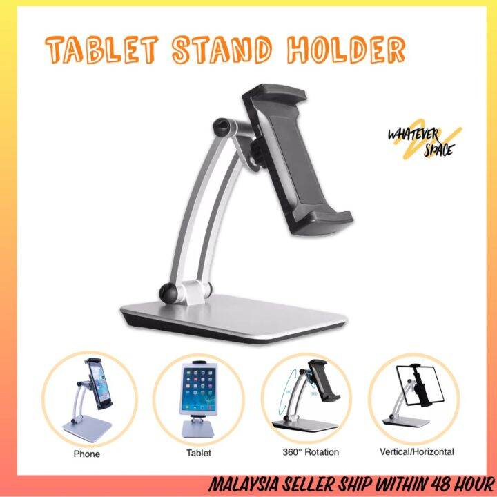 Tablet Stand Holder Foldable Adjustable Angle Support Bracket Mount For