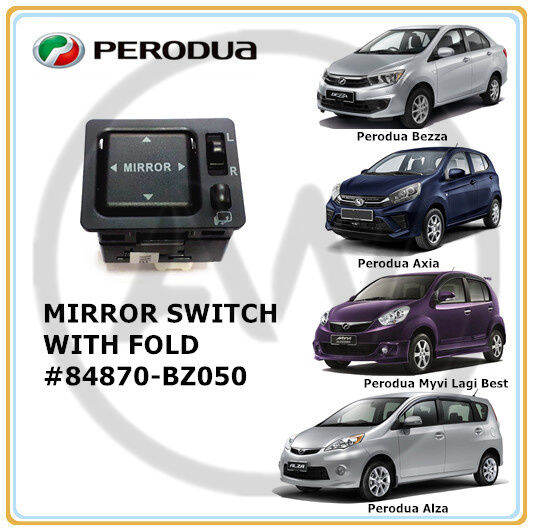 Perodua Myvi Lagi Best Alza Axia Bezza Side Mirror Control Switch with