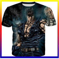 ใหม่ Anime Fist of the North Star 3D Printing T-shirt ผู้ชายและผู้หญิงสไตล์สบาย ๆ สตรีทแวร์แฟชั่นพลัสขนาดเสื้อยืดเด็กเสื้อยืดเสื้อผ้าด้านบน XS-5XL