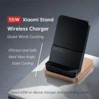 (ร้อน) Original Xiaomi Wireless Charger 55W Qi Fast Charging Stand Chargers สำหรับ Xiaomi Mi 12 Pro 11 Ultra 10 Mix 4 67W Usb Charger