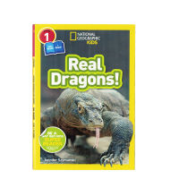 English original genuine picture book National Geographic Kids Readers: real dragon National Geographic graded reading level 1 English Enlightenment picture book for young children