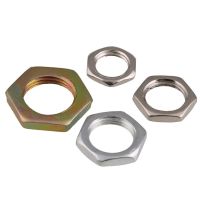 GB6173 galvanized / color zinc / nickel thin fine tooth hexagonal nut M7-M16 10pcs