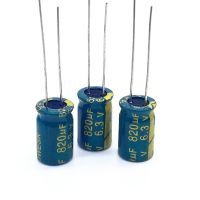 【cw】 5pcs/lot 6.3v 820UF 8x12 Low / Impedance high frequency aluminum electrolytic capacitor  20