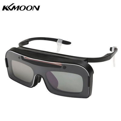KKmoon แว่นตาเชื่อมปรับแสงอัตโนมัติ,แว่นตาป้องกันการเชื่อมโลหะป้องกันแสงจ้าอุปกรณ์เชื่อมมืออาชีพ