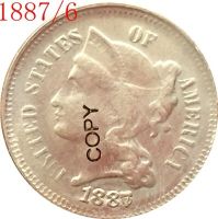 【Booming】 Noon Traders USA (1865-1889) 26เหรียญ THREE CENT NICKEL COINS