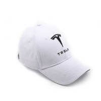 Solid Color Embroidery Tesla Hat Cotton Cap Trend Sun Protection Hats for Tesla Model 3 Model Y Model S Car Accessories