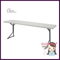 โต๊ะพับสัมมนาอเนกประสงค์ JKN HDPE 182x45 ซม. สีขาวMULTI-PURPOSE FOLDING TABLE JKN HDPE 182X45CM WHITE **ลดราคาจัดหนัก **