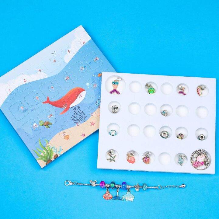 trending-products-new-year-countdown-children-39-s-gift-box-set-underwater-world-animal-cartoon-pendant-bracelet-blind-box