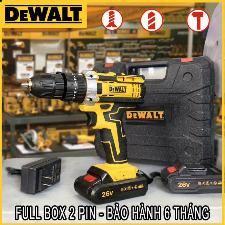 Lựa chọn thông minh ) Máy khoan ba chức năng Dewalt 36V - TẶNG BỘ PHỤ KIÊN  24