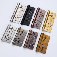 2 Pieces (1 Pair) nd New Furniture Hardware Accessories 4 Inch Slotless Door Hinges Thick and Silent 304 Stainless Steel