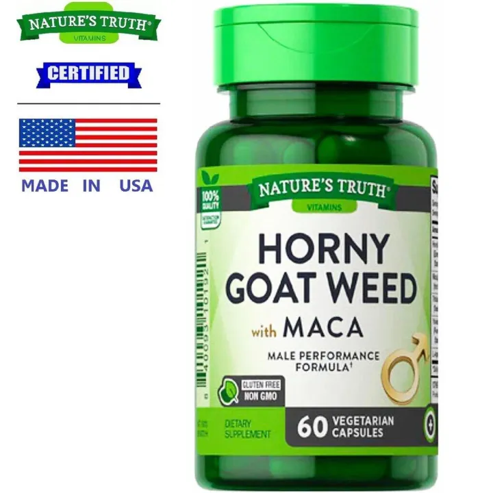 Nature's Truth, Horny Goat Weed with Maca , Tribulus, Yohimbe 60