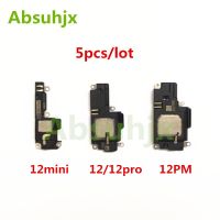 Absuhjx 5pcs Loud Speaker Flex Cable สําหรับ iPhone 11 12 Pro Max 13 12mini LoudSpeaker Ringer Buzzer Ringtone อะไหล่ทดแทน