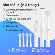 Bàn Chải Đánh Răng Điện 3 Trong 1 Làm Trắng Với Kỹ Thuật Sóng Siêu Âm