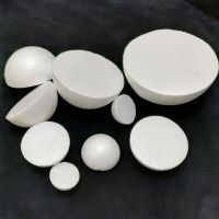 +【‘ White Moing Half Polystyrene Styrofoam Foam Ball Spheres For New DIY Craft Supplies Half Foam Ball 7.5-15Cm Foam Hemisphere